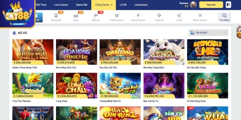 Nổ hũ online SKY88 là gì?